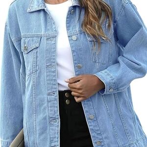 Women's Oversized Denim Jacket XXL